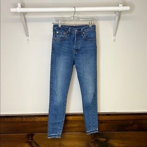 Levi’s 501S‎ Raw Hem Buttonfly Jeans- 25